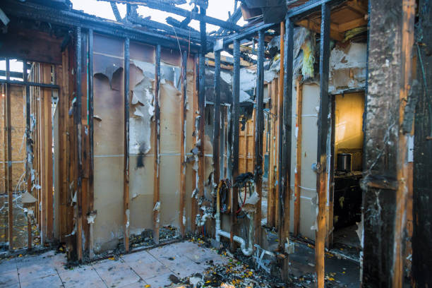 Professional Fire Damage Removal technician working in Oakland, SC
